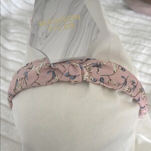 Madison Pink and Blue Knotted Headband NWT
